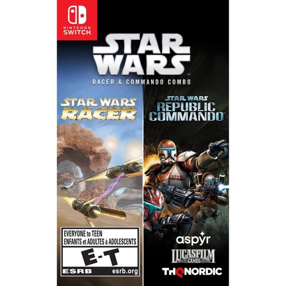 Star Wars Racer and Commando Combo for Nintendo Switch  VIDEOGAMES